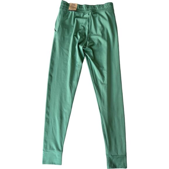 NWT Victoria’s Secret PINK High Waist Full Length Skinny Joggers Green MEDIUM - Picture 2 of 9